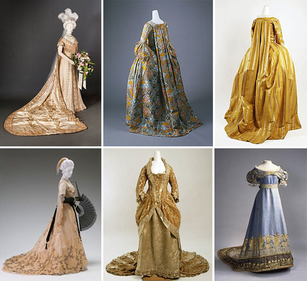 Платья со шлейфом. Россия, 19 век