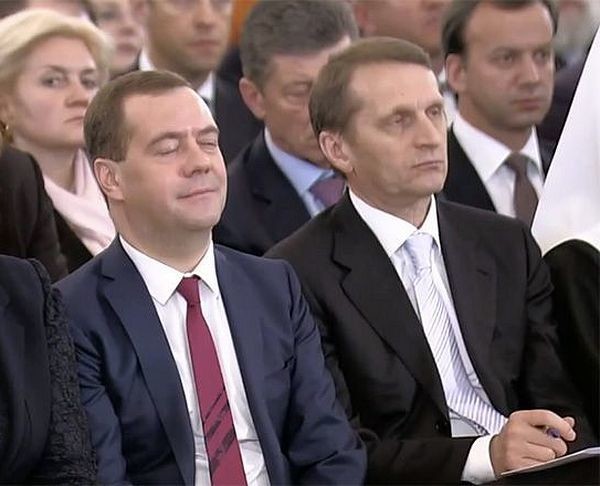 Дмитрий Медведев отдыхает