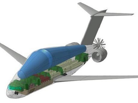 7. В ЦАГИ разработан проект авиалайнера на криогенном топливе 