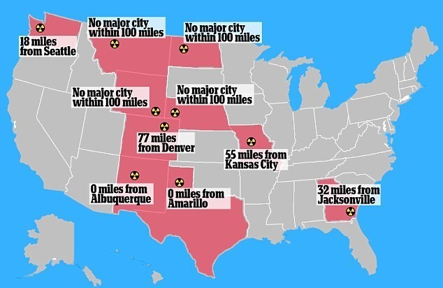 Насколько близко к ядерному оружию живете вы? Опубликована карта ядерных боеголовок мира