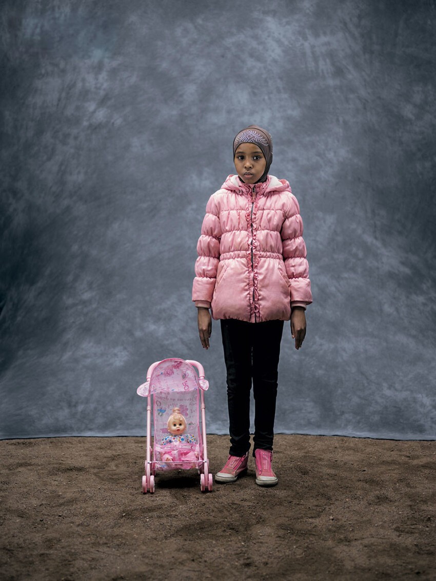 23. Исра Али Саалад, беженка из Сомали, которая теперь вместе с семьей живет в Швеции.