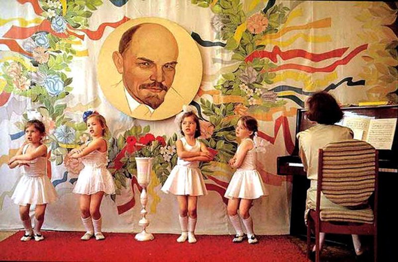 Портрет Ленина был украшением в каждом детском саду. 