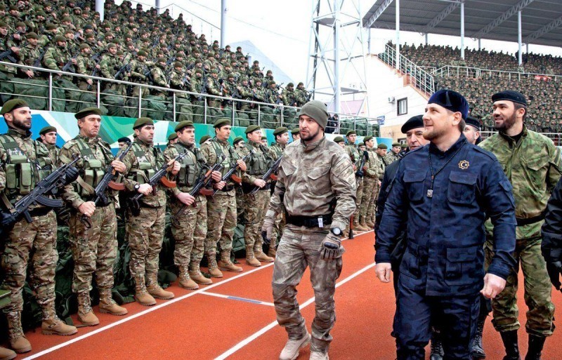 Чеченский спецназ едет в Сирию. Видео