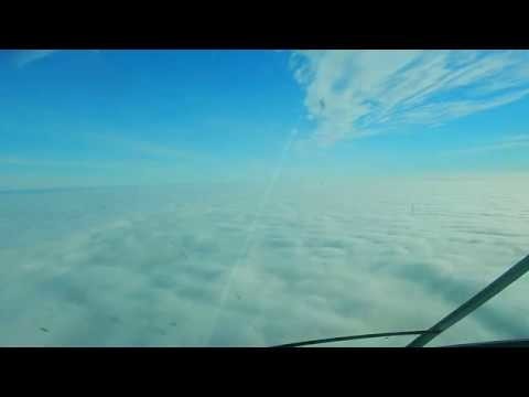 Посадка самолета в условиях густого тумана 