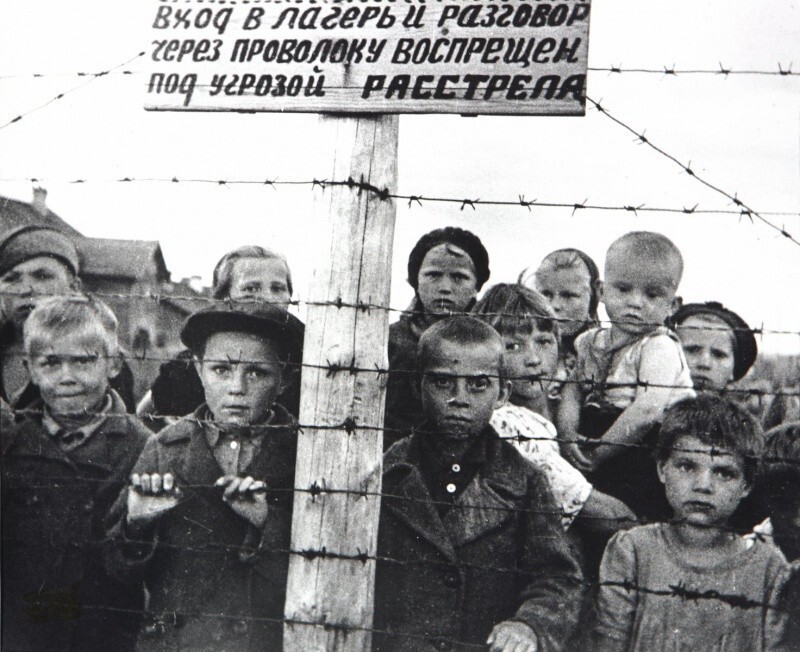 Советские дети-узники 6-го финского концлагеря в Петрозаводске