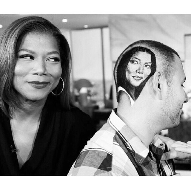 Парикмахер создает объемные портреты из волос клиентов