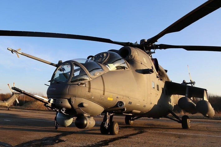 47. На авиабазы ЗВО поступили 2 новых вертолета Ми-35 и 3 вертолета Ми-8МТВ-5