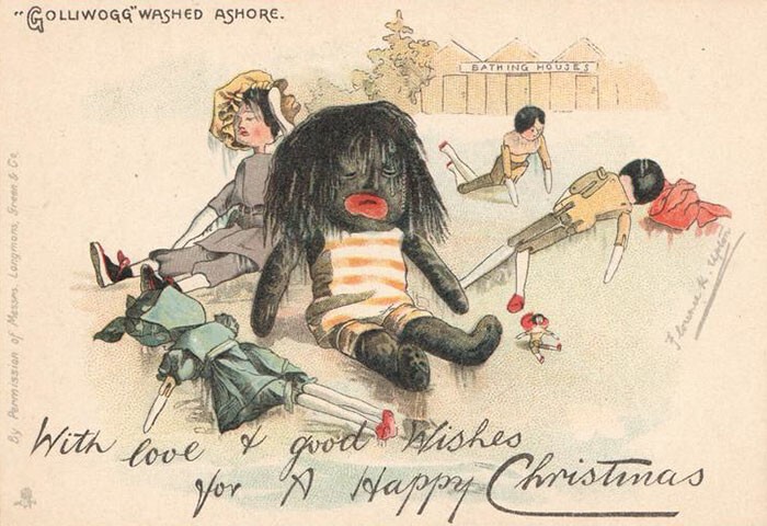 Рождественские открытки Викторианской эпохи, которые такие же жуткие как и то время