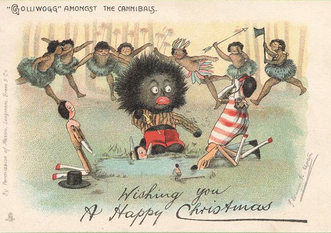 Рождественские открытки Викторианской эпохи, которые такие же жуткие как и то время