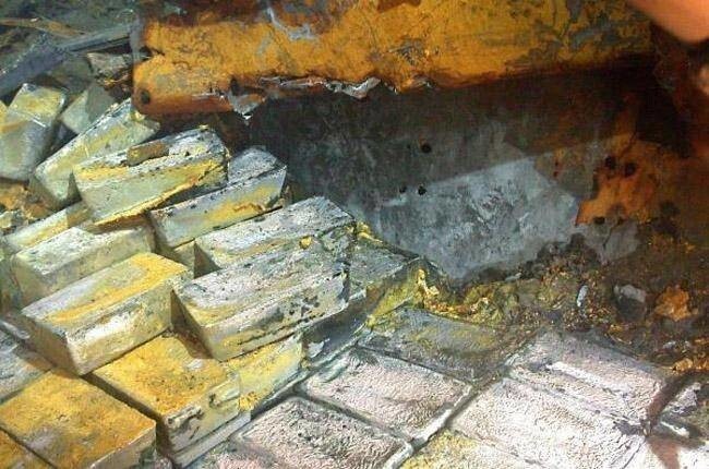 48 т серебра у берегов Ирландии, июль 2012 года