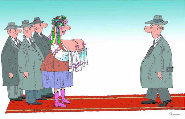 Весёлые карикатуры «Бесэдера?» на сложную тему «Политика и секс»