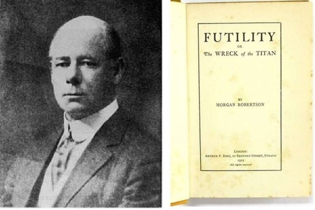 Нет, и книга, и автор реально существовали. Вот они - Морган Робертсон и издание 1912 года. 