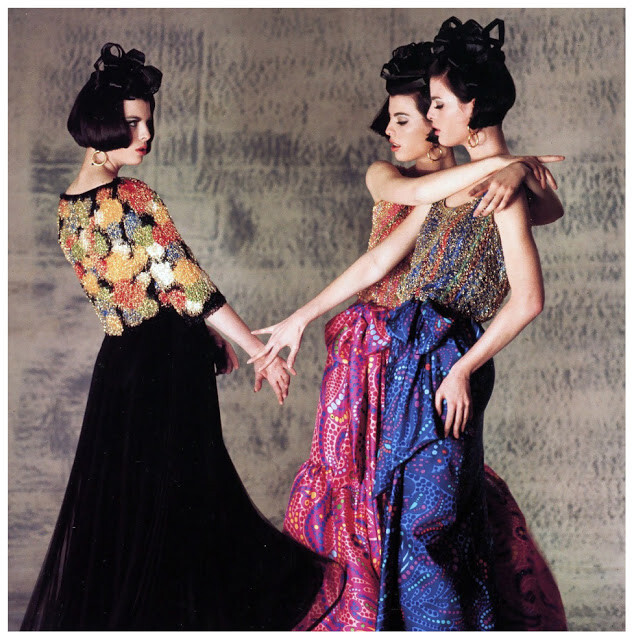 Выразительные цветные фото модниц 60-х от Нормана Паркинсона