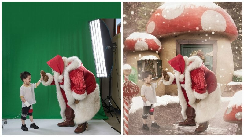  Самые трогательные рождественские фотографии: маленькие пациенты перенеслись из больничных палат в зимнюю сказку