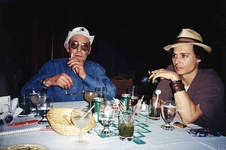 Джонни Депп и Хантер С.Томпсон, Гавана, 1999 год  