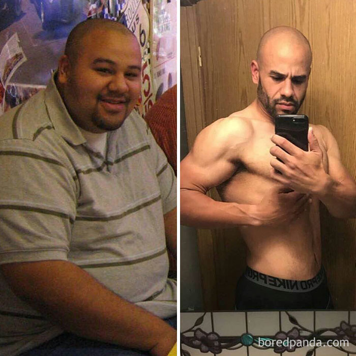 За 17 месяцев парень похудел на 100 кг