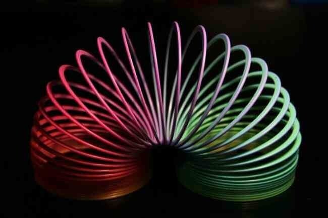 Пластиковая пружина для игры (Rainbow Slinky)
