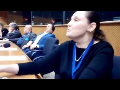 Выступление Татьяны Монтян в Европарламенте 