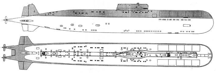 Самая быстрая подводная лодка - К-222 (проект 661 «Анчар»)