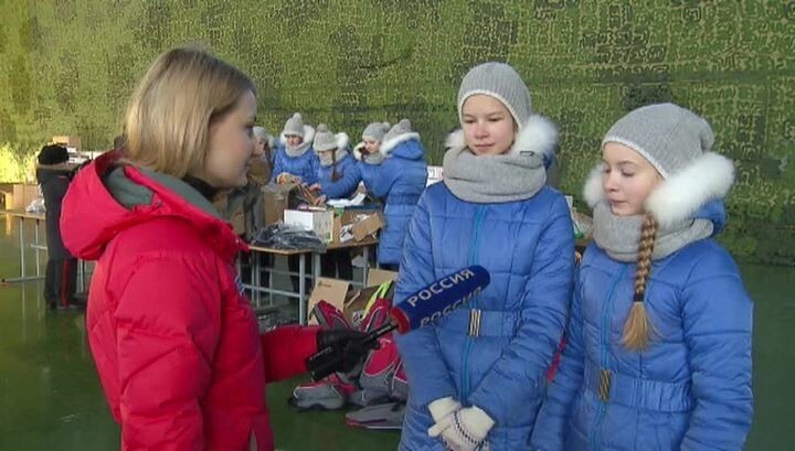 Сирия. Подарки от российских детей прибыли в Хмеймим