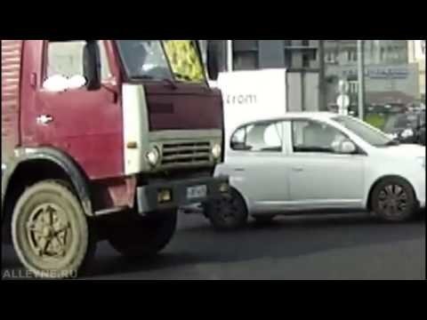 Достойные поступки на дорогах России. Водители спасают котят из-под колес автомобилей 