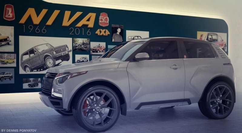 Рендеры нового поколения Lada 4×4