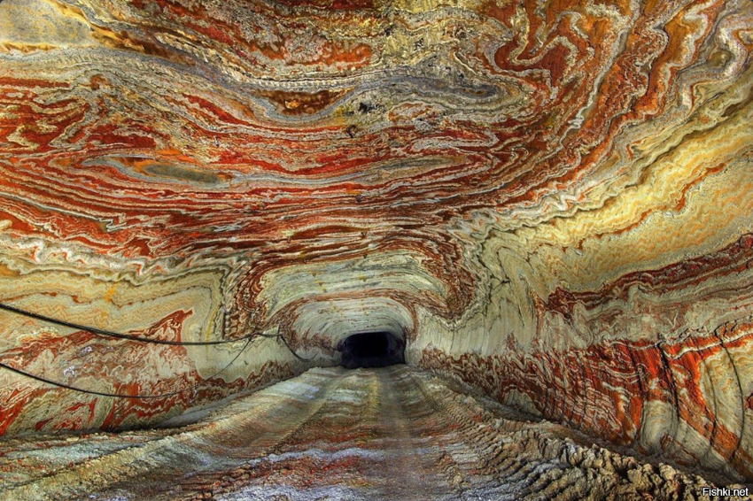 Разноцветная соляная шахта, Верхнекамское месторождение в Пермском крае