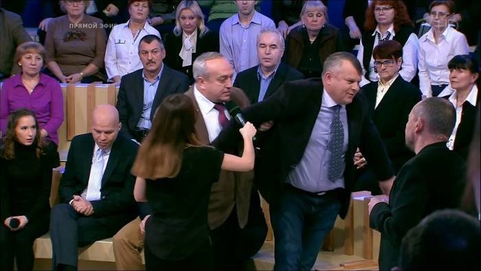 В передаче «Время покажет» разразился скандал