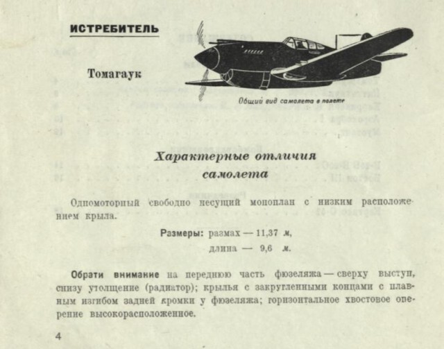 Знай союзников или "Силуэты английских и американских самолетов"