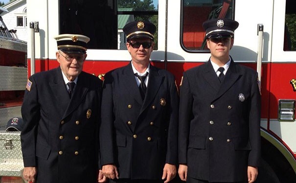 Три поколения пожарных