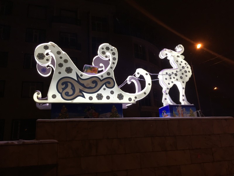 Новогодняя ночь в Грозном 