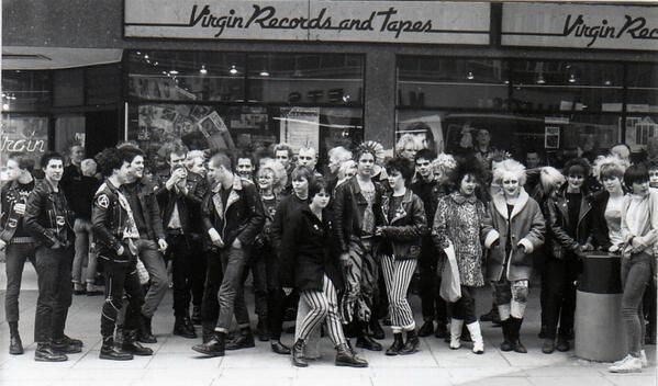 Панки Бристоля, 1980 год.