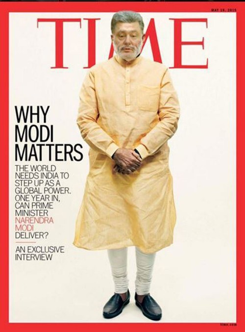 Блогеры высмеяли фотожабами «появление» Порошенко на обложке The Economist