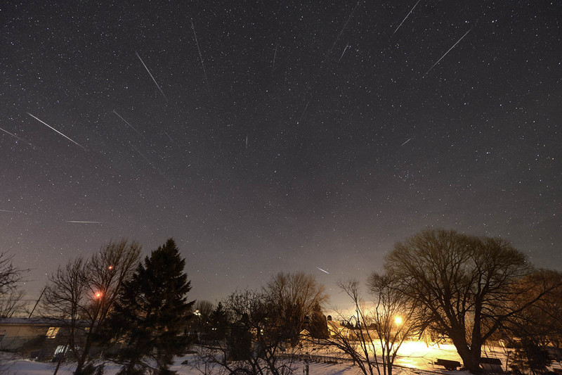 Квадрантиды первые самые яркие метеоры 2016