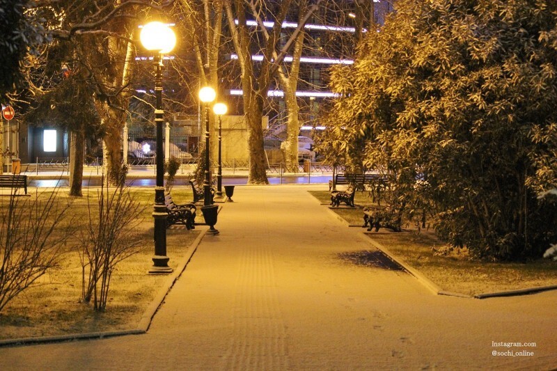 Волшебная зима в Сочи