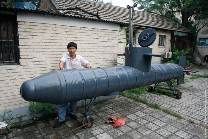 Китайская подводная лодка!