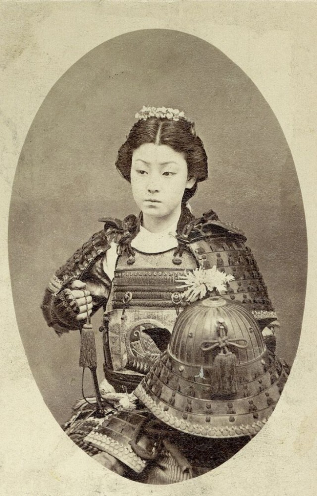 Женщина-самурай, 19 век 