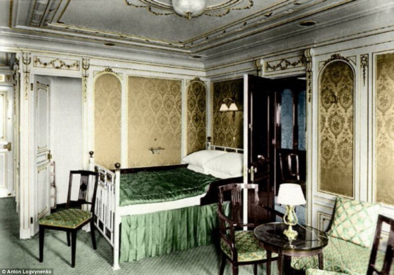 Редкие фото Титаника в цвете