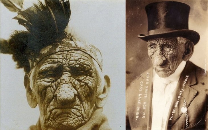 Индеец по имени Ка-Nah-Be-Owey Wence успел пожить в трёх столетиях: с 1791 по 1920 год