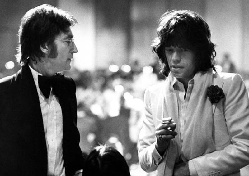 Джон Леннон и Мик Джаггер.
