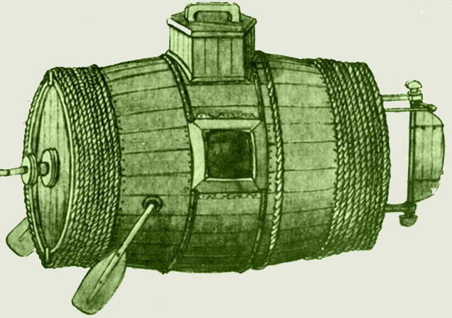 Первая в мире подводная лодка