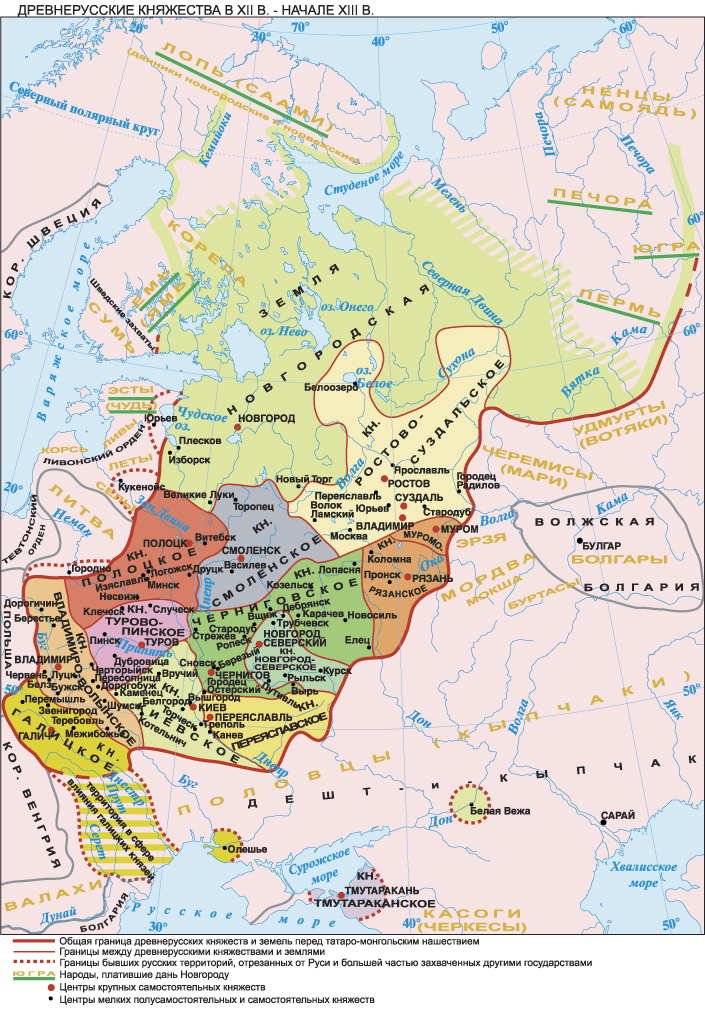 Князья и Новгород