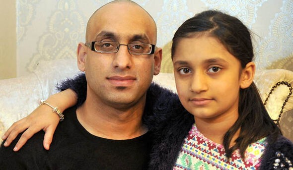 Имран Наджиб со своей 8-летней дочерью