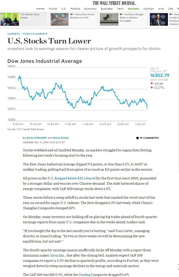 Шулеры из Wall Street Journal. Как «компетентное» СМИ манипулирует ожиданиями инвесторов.