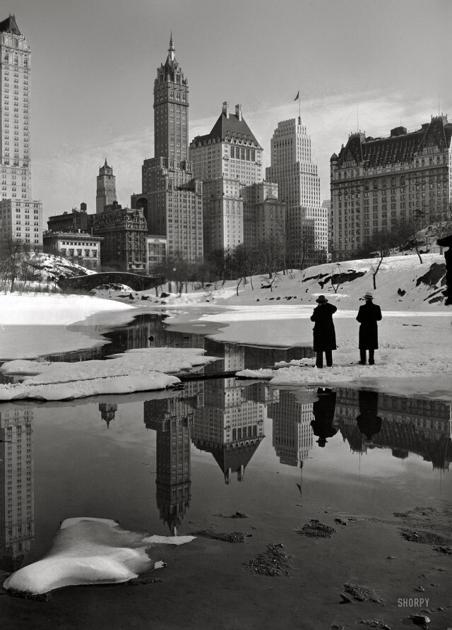 7. Нью-Йорк, Центральный Парк, 12 февраля 1933 года. С Shorpy, кликабельно: 