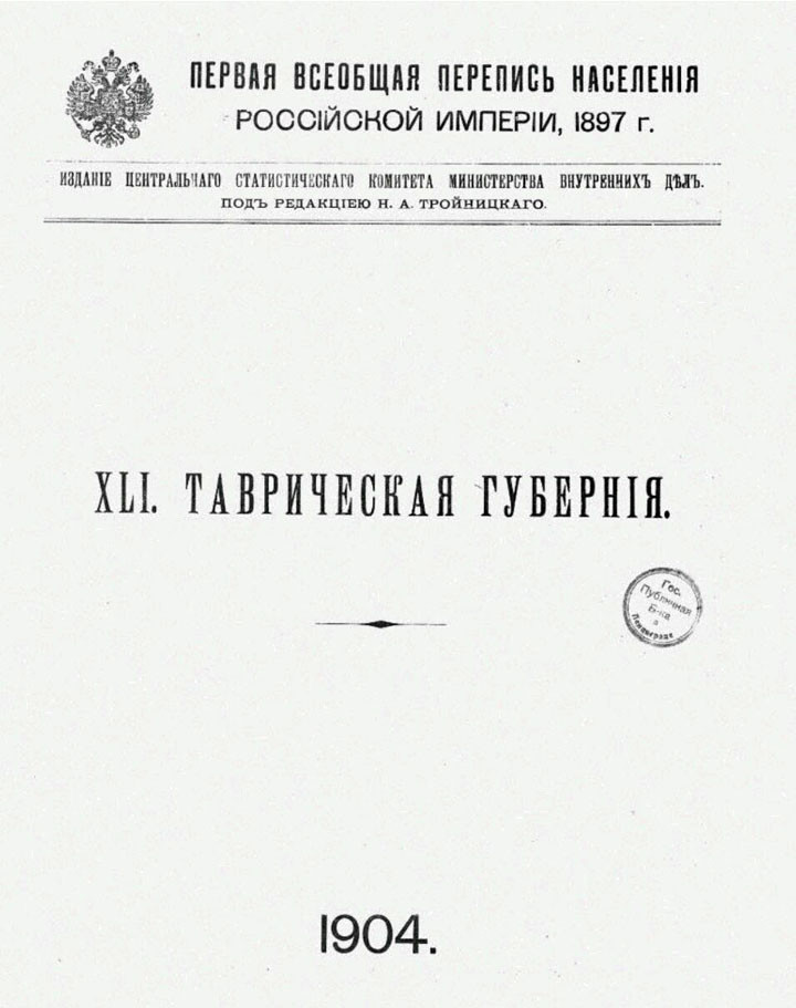 Таврическая губерния и никаких украинцев