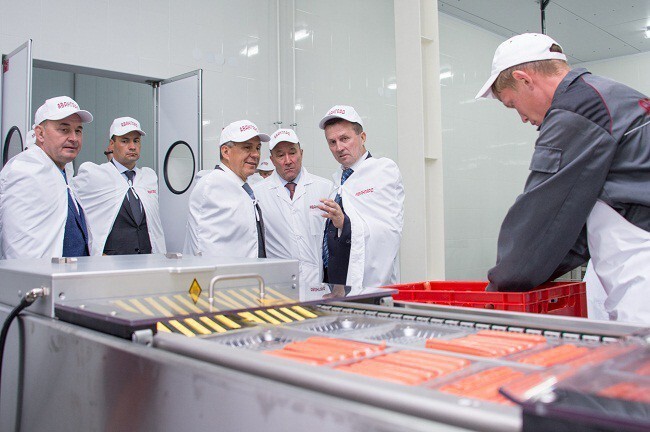В Буинском районе Татарстана открыт новый мясоперерабатываюший комбинат.