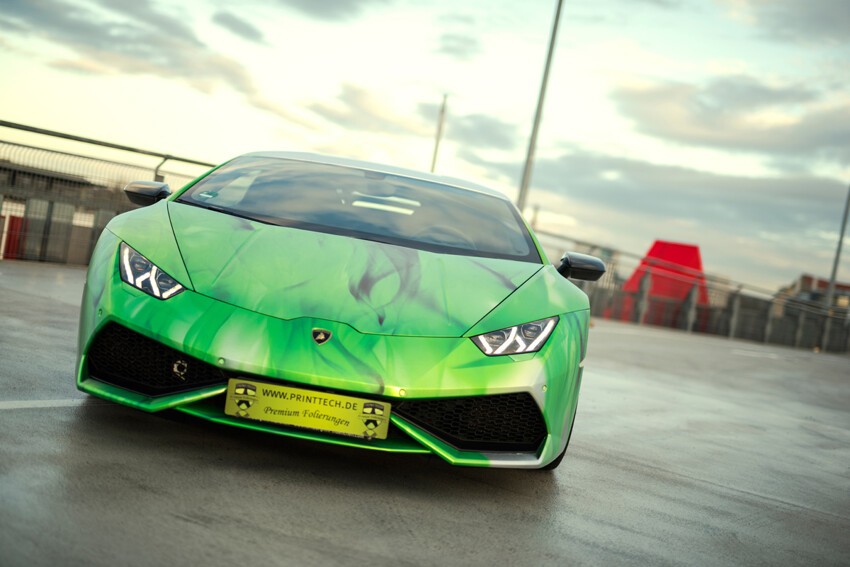 Оригинальный внешний вид для новенького Lamborghini Huracan