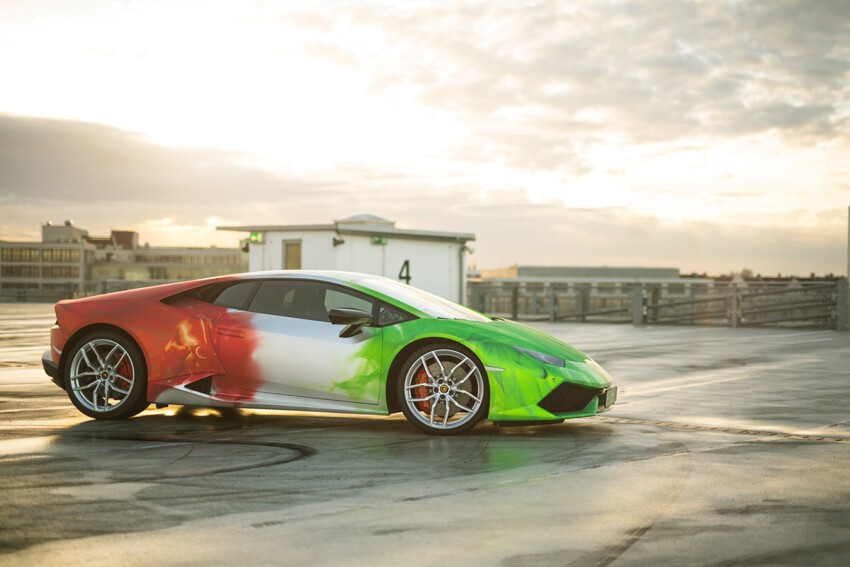 Оригинальный внешний вид для новенького Lamborghini Huracan