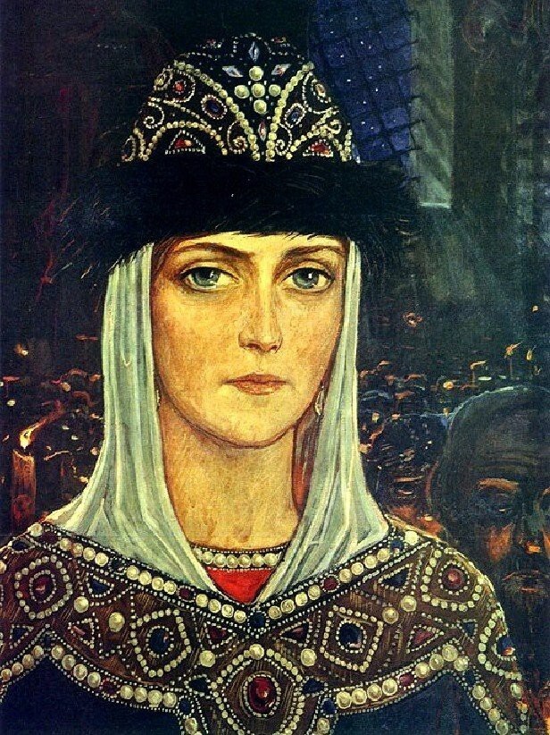 8. Княгиня Евдокия.картина художника И.С.Глазунова